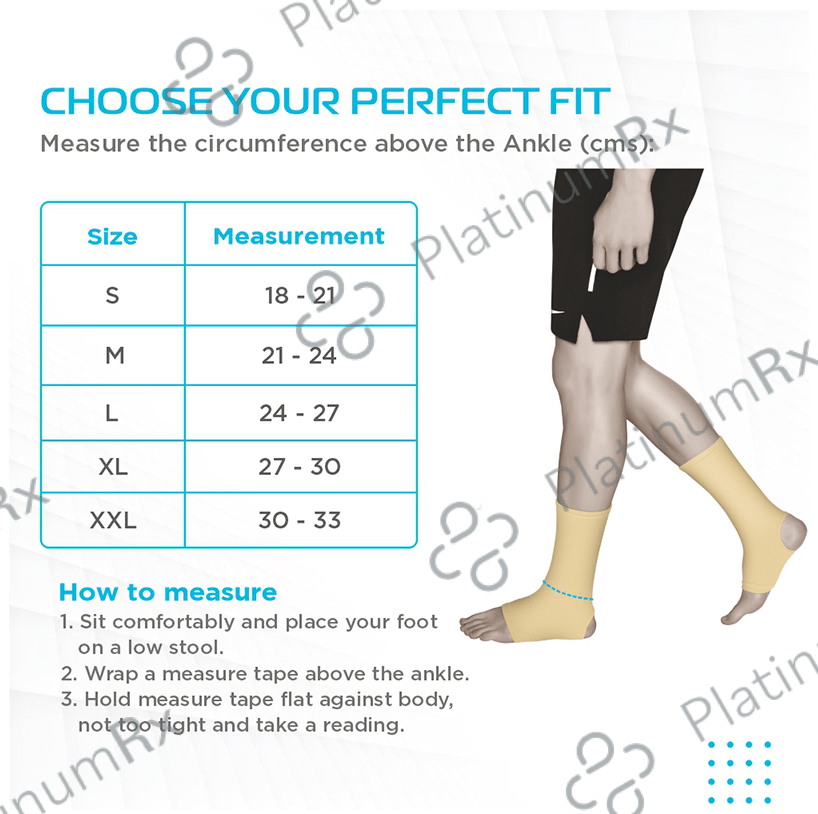 Vissco 0709 Elastic Tubular Anklet Small