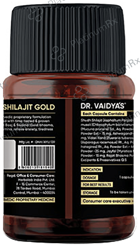 Dr. Vaidya's Shilajit Gold Capsule 30s
