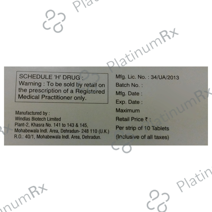 Voxate 200mg Tablet 10s
