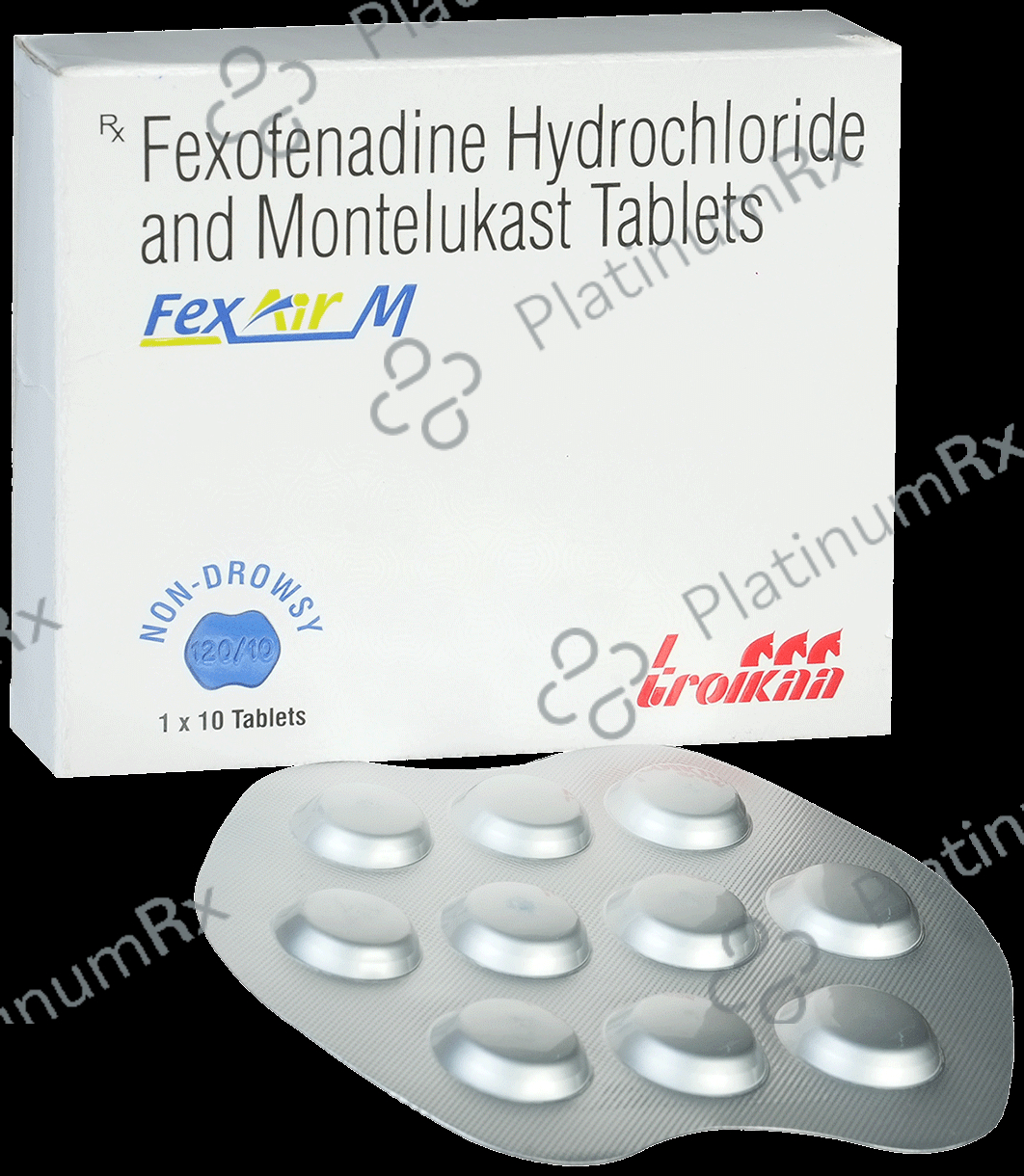 Fexair M 10mg/120mg Tablet