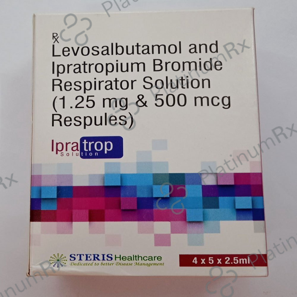 Ipra Trop 2.5ml Pack of 5 Respules