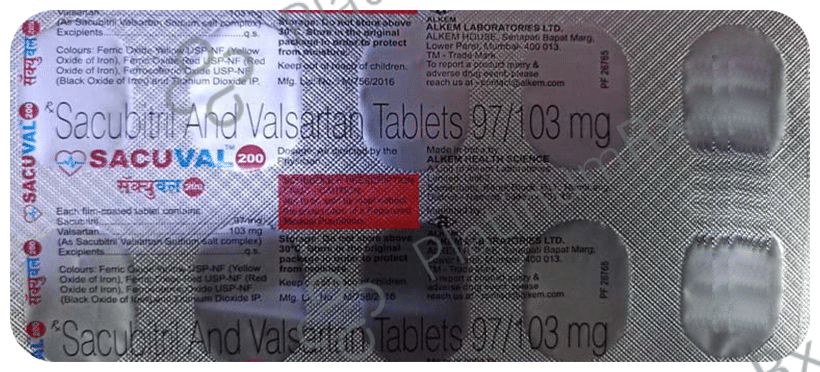 Sacuval 200mg Tablet 10s