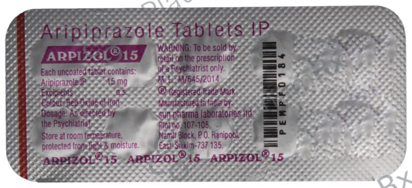 Arpizol 15mg Tablet 10s