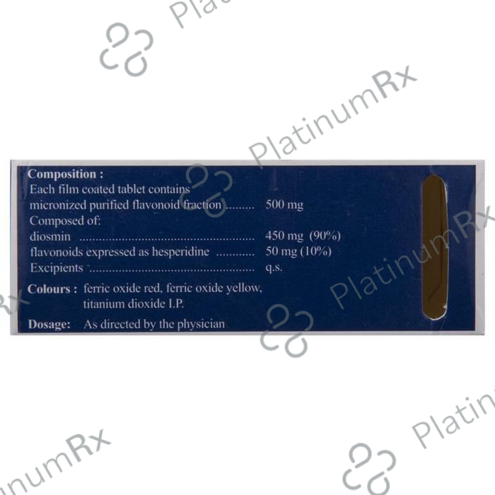 Daflon MG 500mg Tablet 10s
