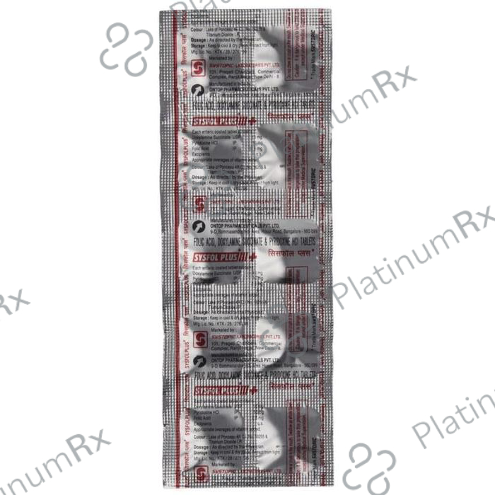 Sysfol Plus 10/2500mcg/10mg Tablet 10s