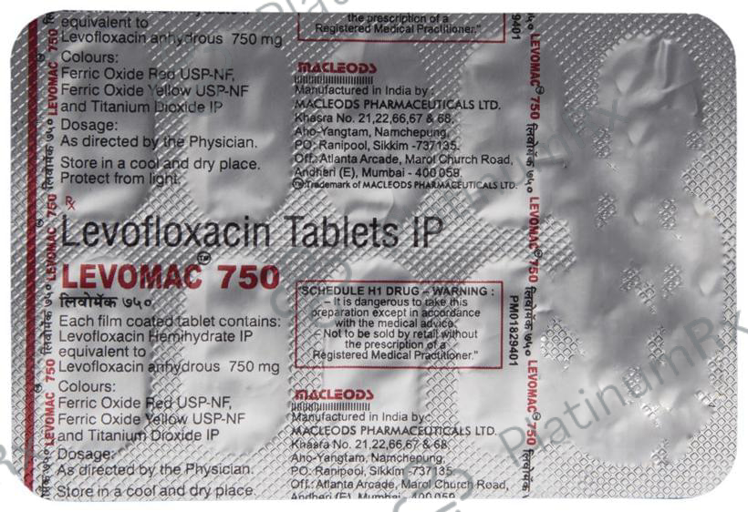 Levomac 750 Tablet 10 tablets