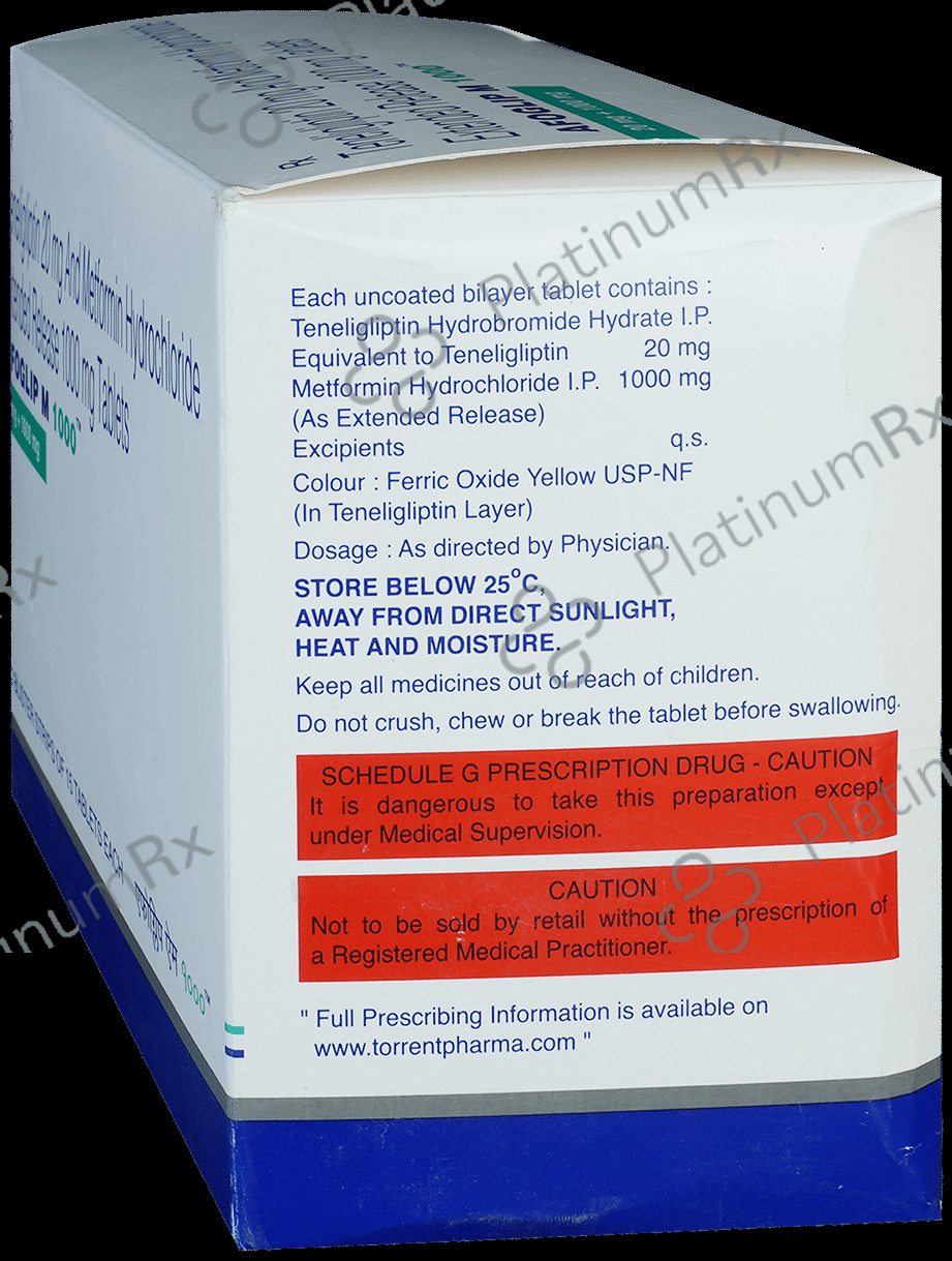 Afoglip M 1000/20mg Tablet ER 15s