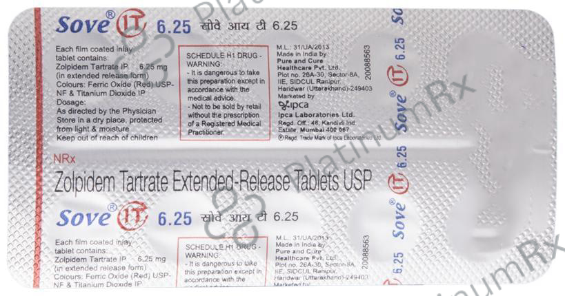 Sove IT 6.25 Tablet ER