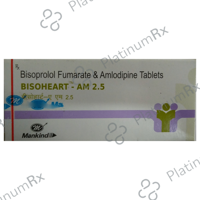Bisoheart AM 2.5 5/2.5mg Tablet 10s