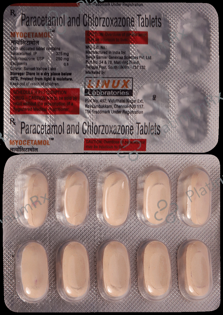 Myocetamol Tablet 10s