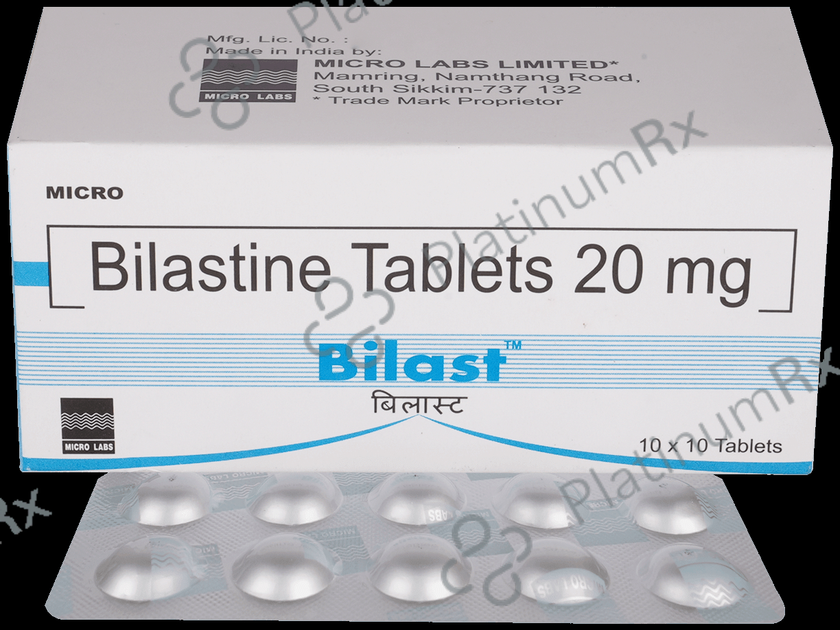 Bilast 20mg Tablet 10s
