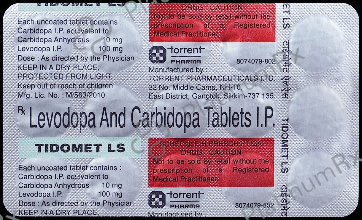 Tidomet LS 10/100mg Tablet 15s