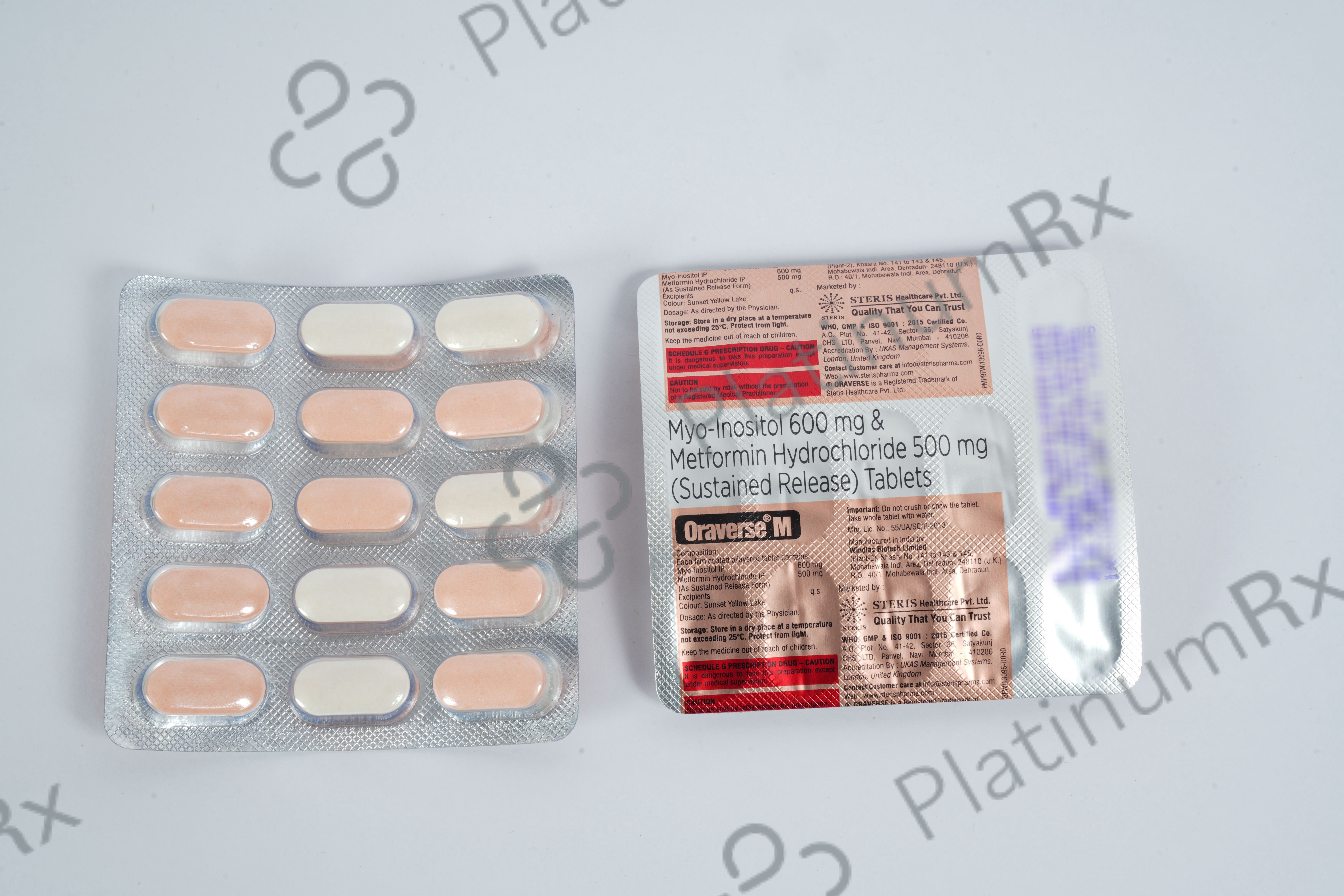 Oraverse M Tablet 15s