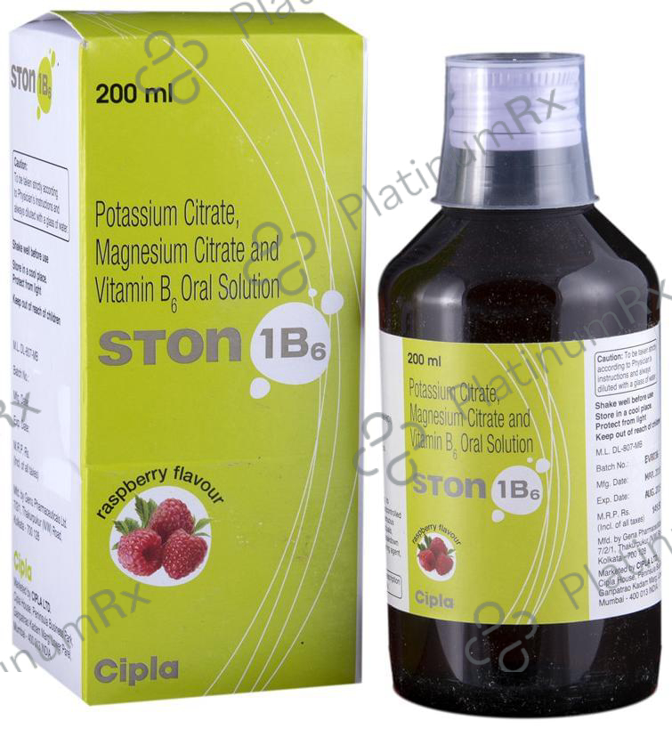 Ston 1B6 Oral Solution Raspberry 200ml