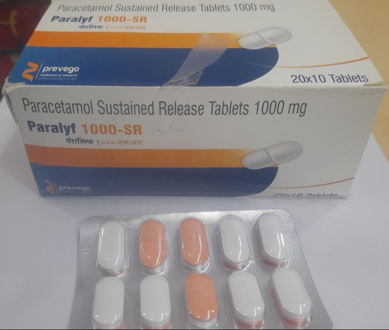 Paralyf 1000mg SR Tablet 10s