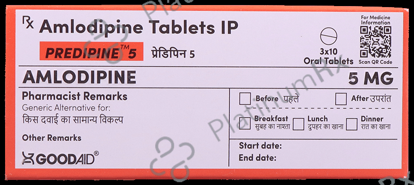 Predipine 5 Tablet
