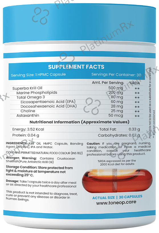 ToneOp Care Krill Oil Capsule