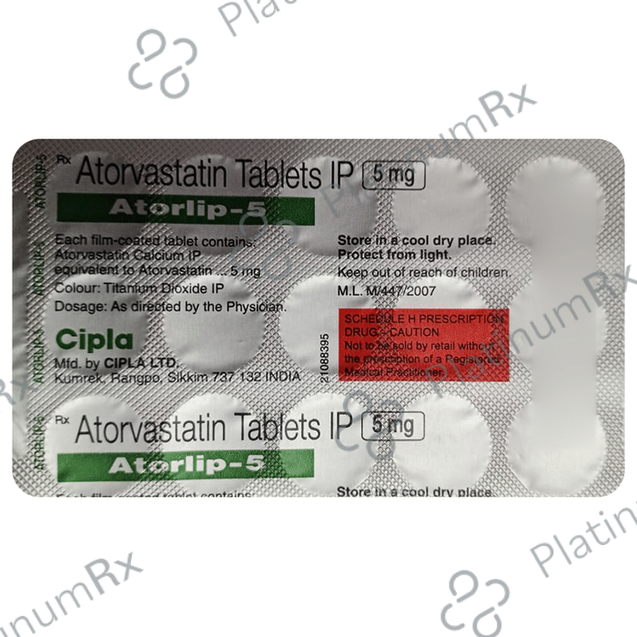 Atorlip 5 Tablet 10 Tablet