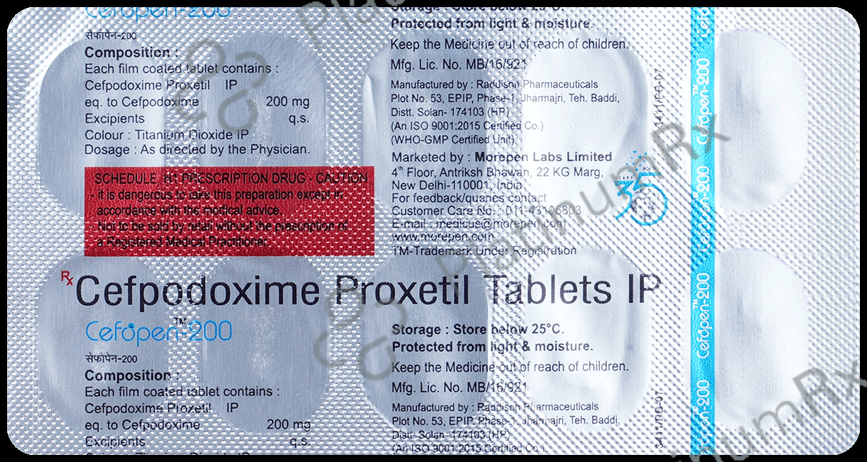 Cefopen 200 Tablet