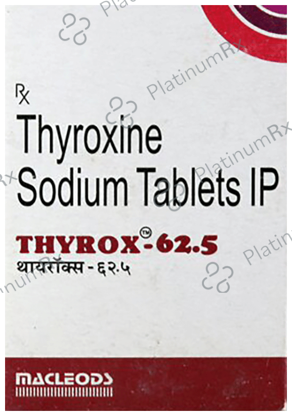 Thyrox 62.5mcg Tablet 100s