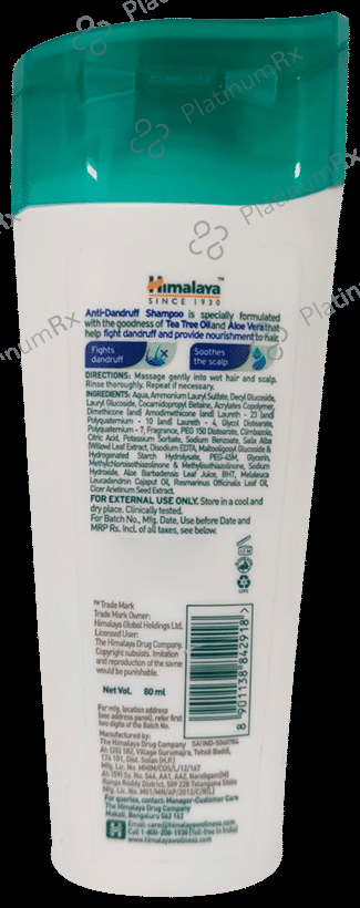 Himalaya Anti-Dandruff Shampoo Tea Tree