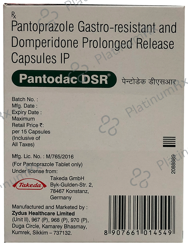 Pantodac DSR 30/40mg Capsule 15s PR