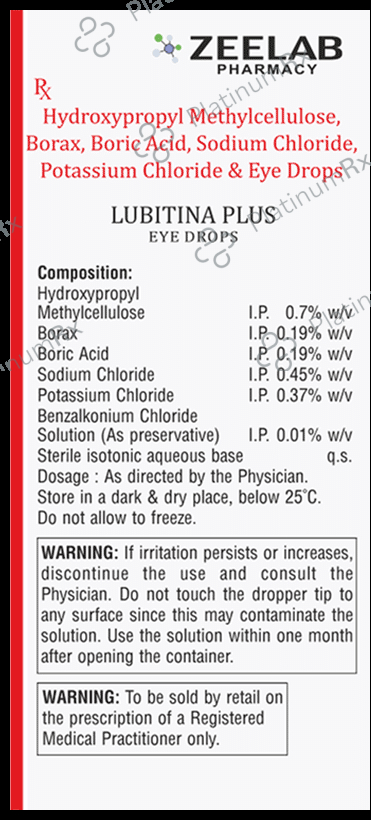 Lubitina Plus Eye Drop