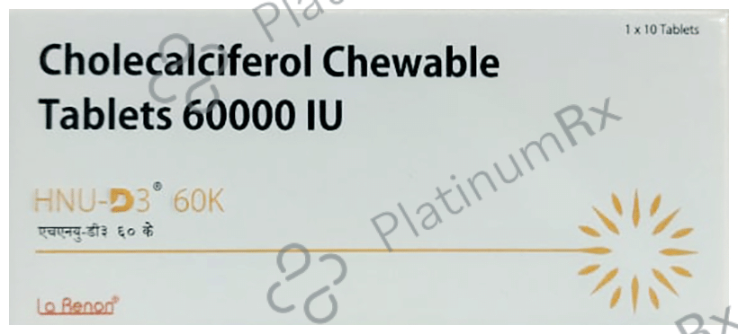 Hnu-D3 60K Chewable Tablet
