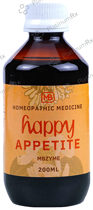 Happy Appetite Mbzyme Syrup 200 ml