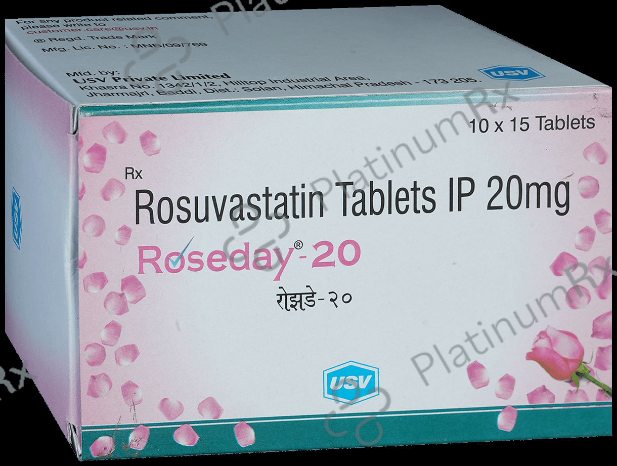 Roseday 20mg Tablet 15s