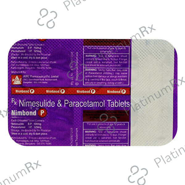 Nimbond P 100/325mg Tablet 10s