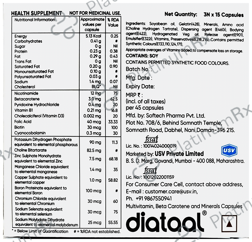 Diataal Capsule
