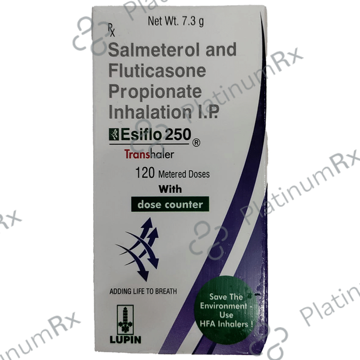 Esiflo 250/25mcg Transhaler 120MDI