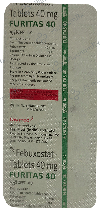 Furitas 40mg Tablet
