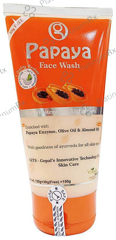 Vrinda Amrit Papaya Face Wash