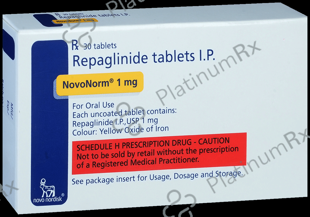 Novonorm 1mg Tablet 30s