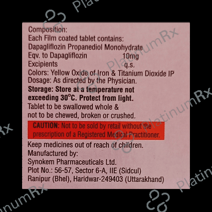 Dapaturn 10mg Tablet 10s