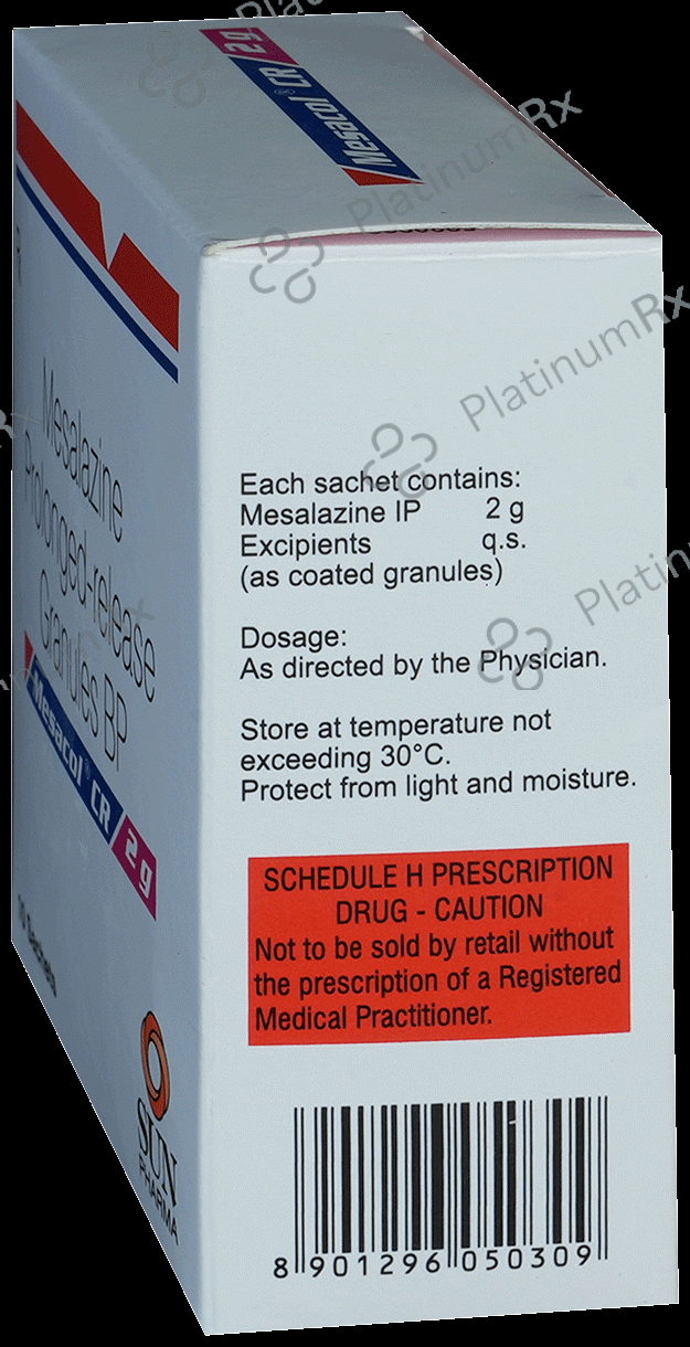 Mesacol CR 2gm Sachet 1s