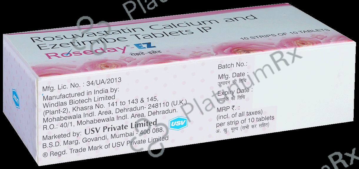 Roseday EZ 10/10mg Tablet 10s