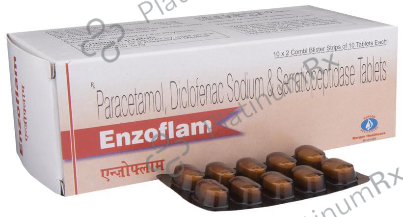 Enzoflam 50/325/15mg Tablet 10s