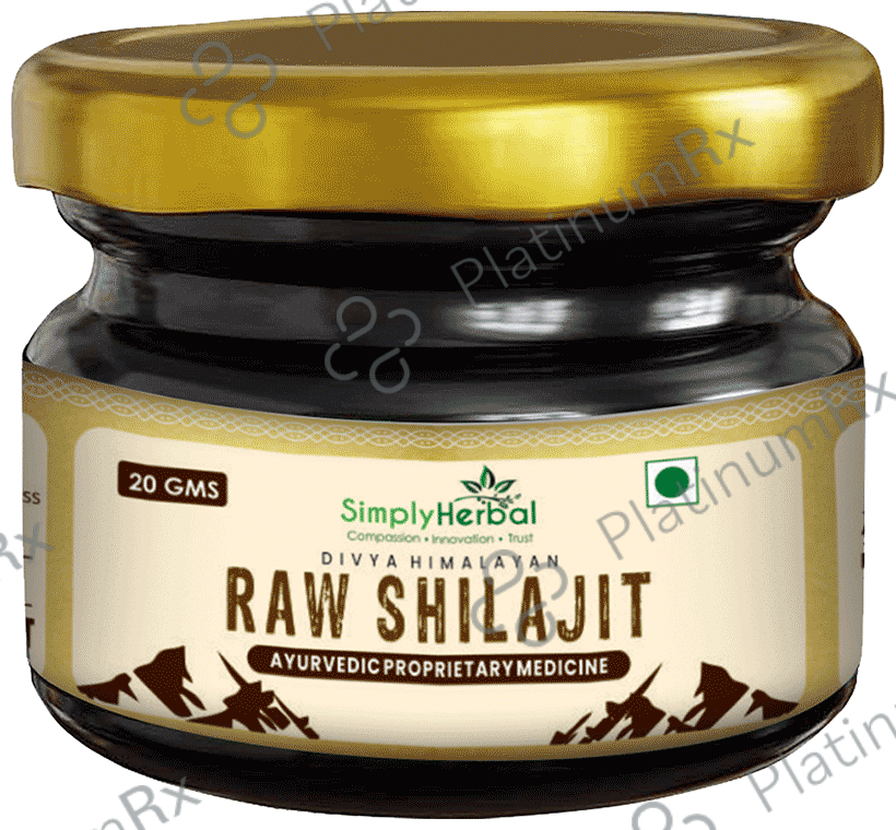 Simply Herbal Divya Shilajit Raw Shilajit Resin