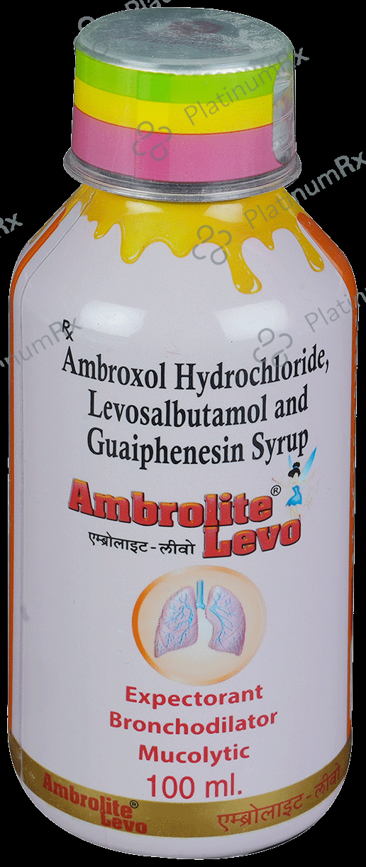 Ambrolite Levo 15/50/1mg Syrup 100ml