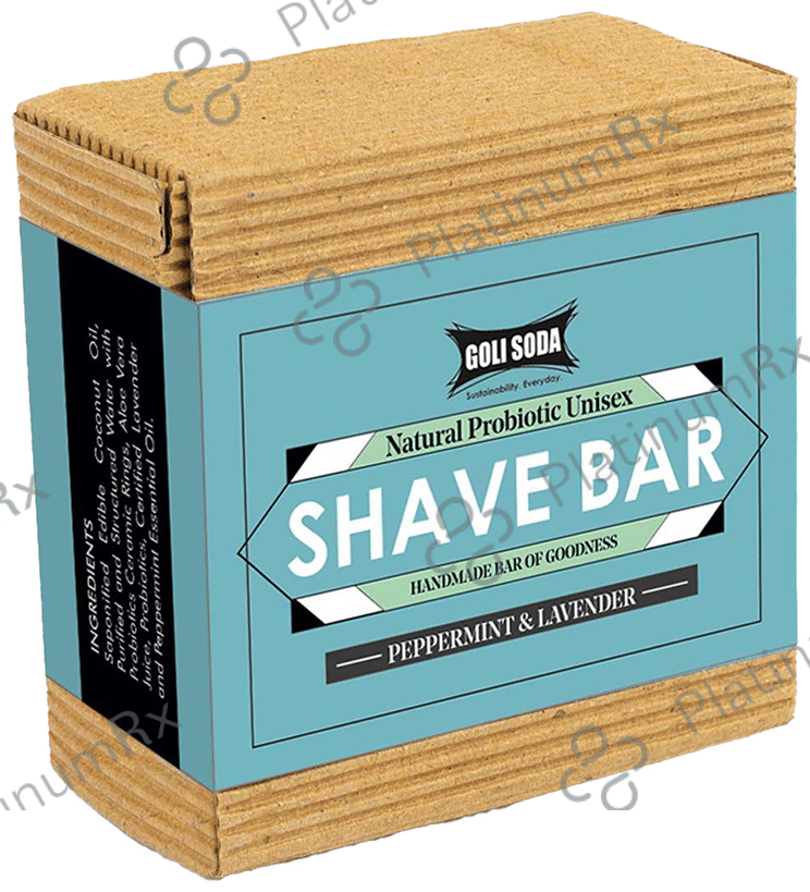 Goli Soda Natural Probiotic Unisex Shave Bar (95gm Each) 1 units