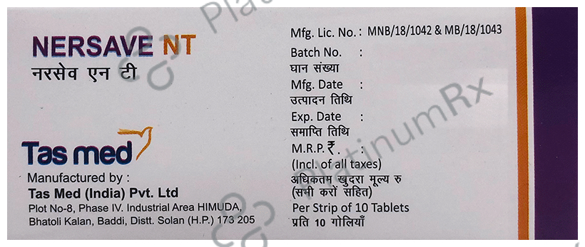 Nersave NT 75mg/10mg Tablet