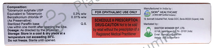 Tobizap Eye Ointment