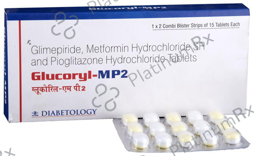 Glucoryl MP2 Tablet SR 15s
