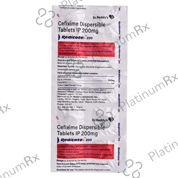 Redicate 200mg Tablet 10s