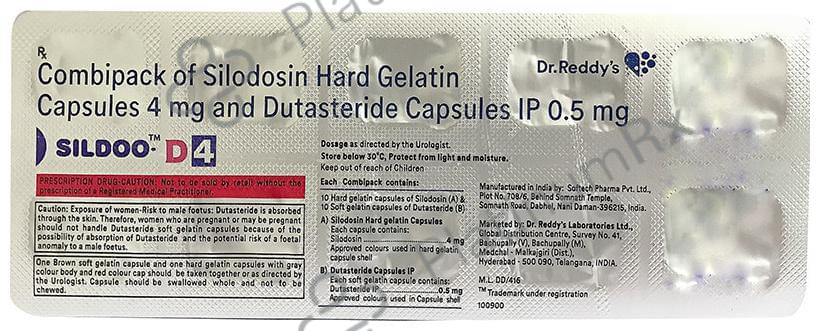 Sildoo-D4 Capsule Combipack 20 capsules