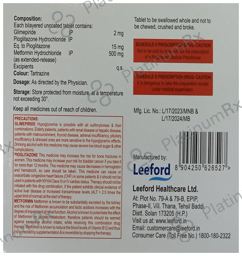 Debistal GM Tablet ER 10s