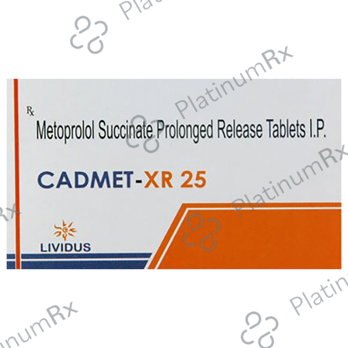 Cadmet 25mg Tablet XR